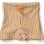 Liewood Otto swim pants seersucker - Y/D stripe: mustard/white