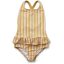 Liewood Amara swimsuit - stripe: peach/sandy/yellow mellow