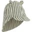 Liewood Gorm sunhat - Y/D stripe: garden green/sandy/dove blue