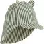 Liewood Gorm sunhat - Y/D stripe: garden green/sandy