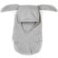 HUTTEliHUT BABYBUN E-hut cotton w/rabbit ears - light grey