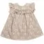 HUTTEliHUT CROWNY dress liberty print - capel camel