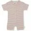 Konges Sløjd Dio onesie short sleeve - tricolore stribes