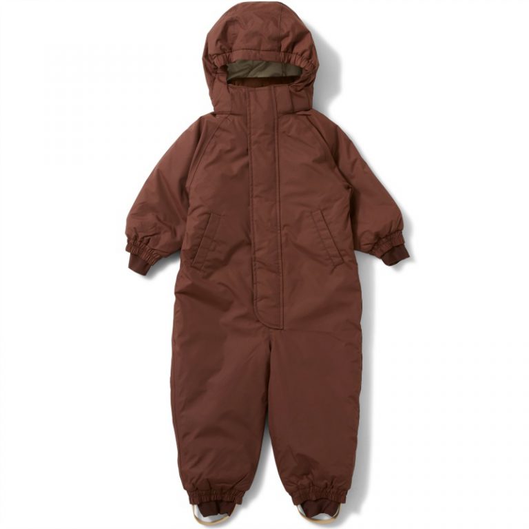 Konges Sløjd Boys Nohr Tiger Snowsuit in Brown