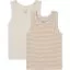 Konges Sløjd Saya 2pk tank - faded brown/beige