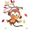 BabyZOO MOMO vegglampe – rød
