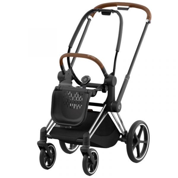 Cybex PRIAM frame & seat hardpart - chrome brown | chrome