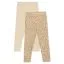 Konges Sløjd basic 2pk leggings gots - carnations/sun kiss