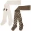 Konges Sløjd 2pk jaquard tights - mon amour/brown heart