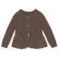 Konges Sløjd cabby frill cardigan - faded brown