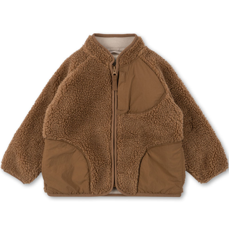 Konges Sløjd Teddy cardigan – tobbaco brown - 5-6år