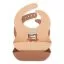 Konges Sløjd 2pk silicone bib - fraise