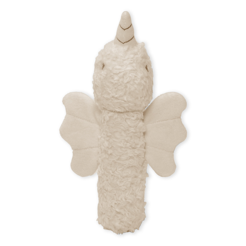 KS3605 - TEDDY UNICORN RATTLE - BEIGE - Extra 0