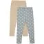 Konges Sløjd basic 2pk leggings gots - aisuru/sand
