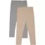 Konges Sløjd basic 2pk leggings gots - stripe mix