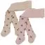 Konges Sløjd 2pk jaquard tights – cherrry/grand cherry
