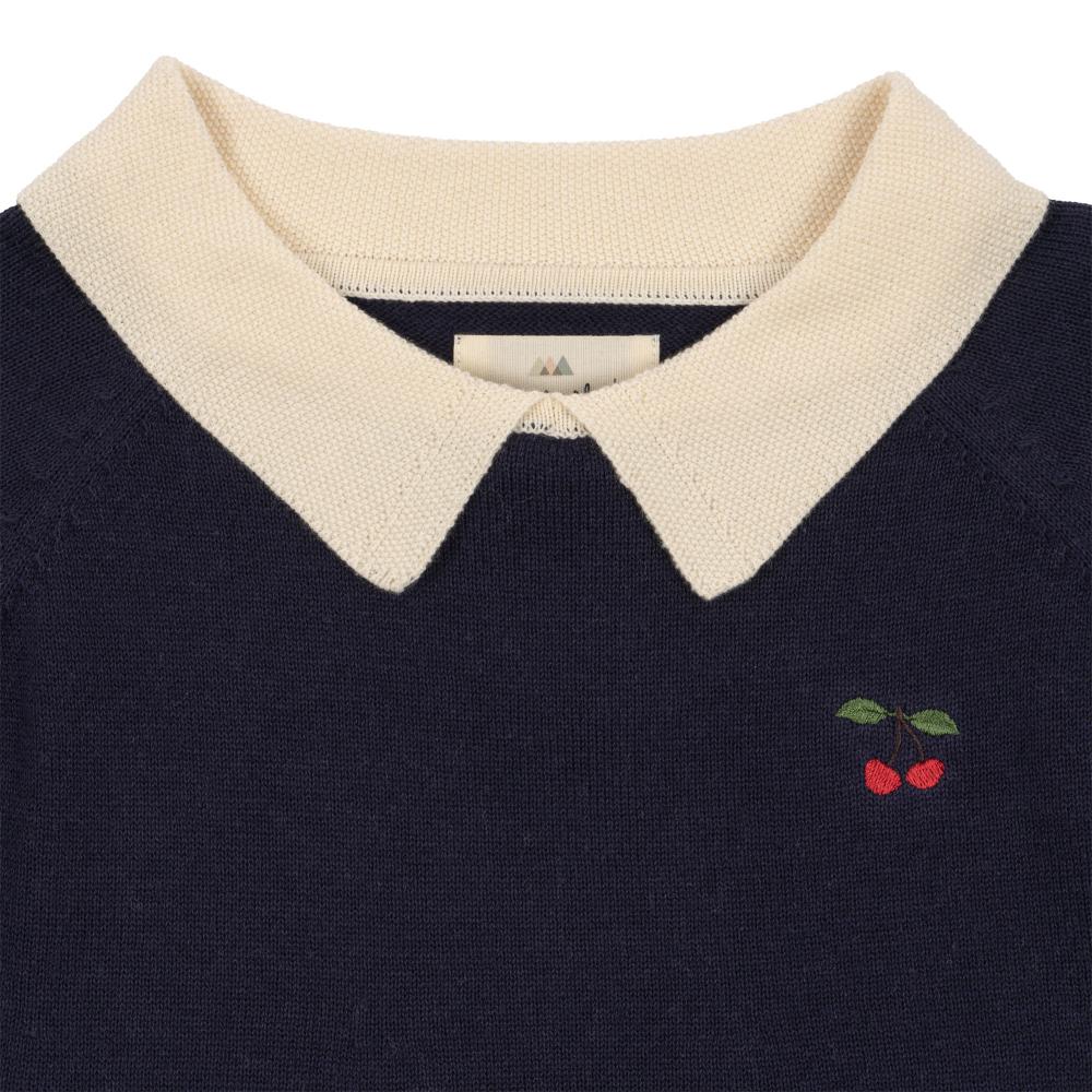 KS6174 - VENTON KNIT DRESS GOTS - NAVY - Extra 5