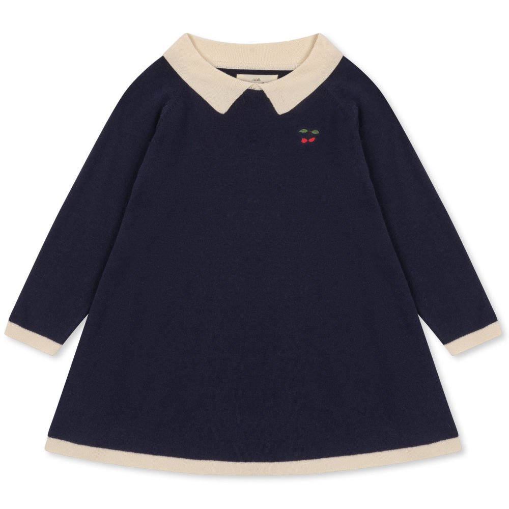 KS6174 - VENTON KNIT DRESS GOTS - NAVY - Main