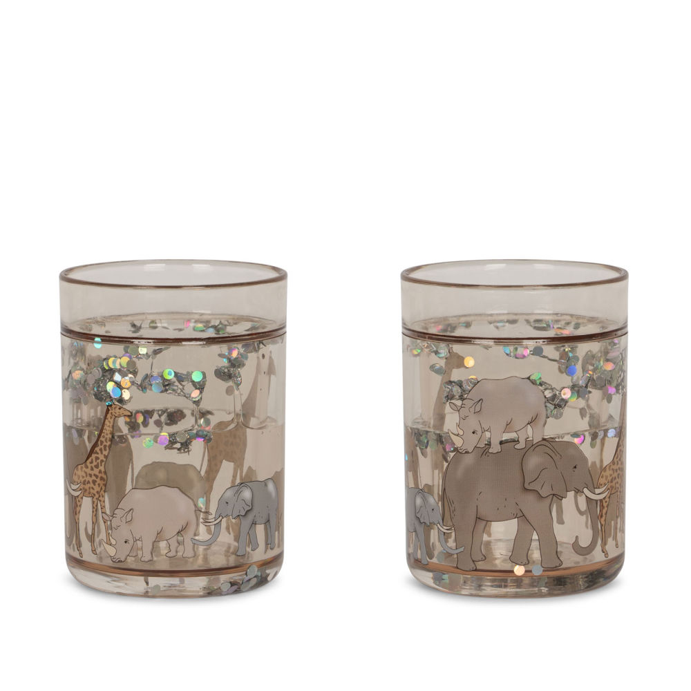 KS6303 - 2 PACK GLITTER CUPS - SAFARI - Extra 0