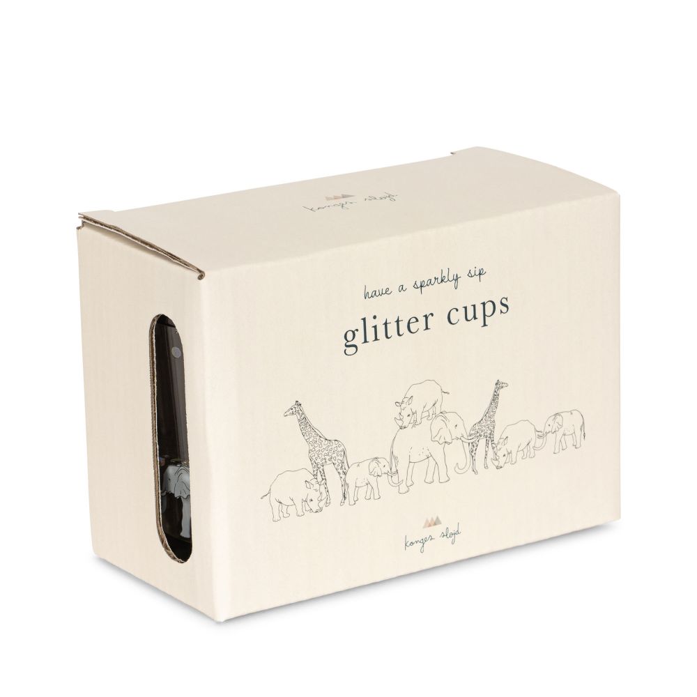 KS6303 - 2 PACK GLITTER CUPS - SAFARI - Extra 4