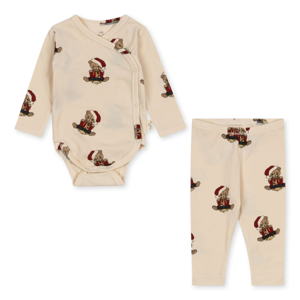 KS6337 - BASIC NEWBORN SET GOTS - CHRISTMAS TEDDY - Main