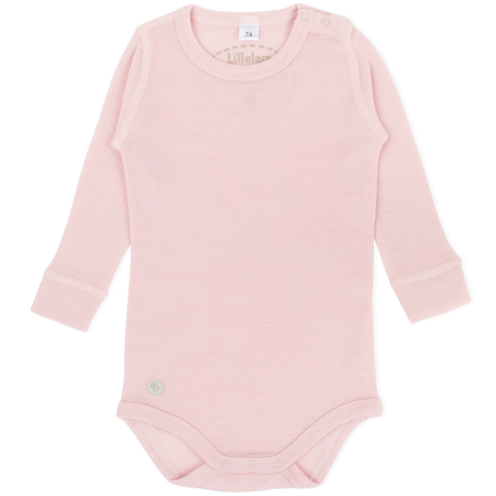 Lillelam ullbody – rosa - 68