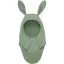 HUTTEliHUT balaclava cotton fleece with rabbit ears – almond peach