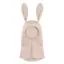 HUTTEliHUT baby balaclava cotton rib with rabbit ears - almond peach