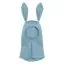 HUTTEliHUT baby balaclava cotton rib with rabbit ears - citadel