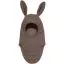 HUTTEliHUT balaclava wool fleece rabbit ears – camel melange (FRA AW23)