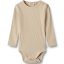WHEAT rib body Spencer - feather gray