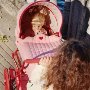 Alternative view of Konges Sløjd doll pram - mellow rose