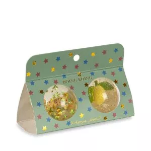 Alternative view of Konges Sløjd bouncing ball sets - lemon/tiger