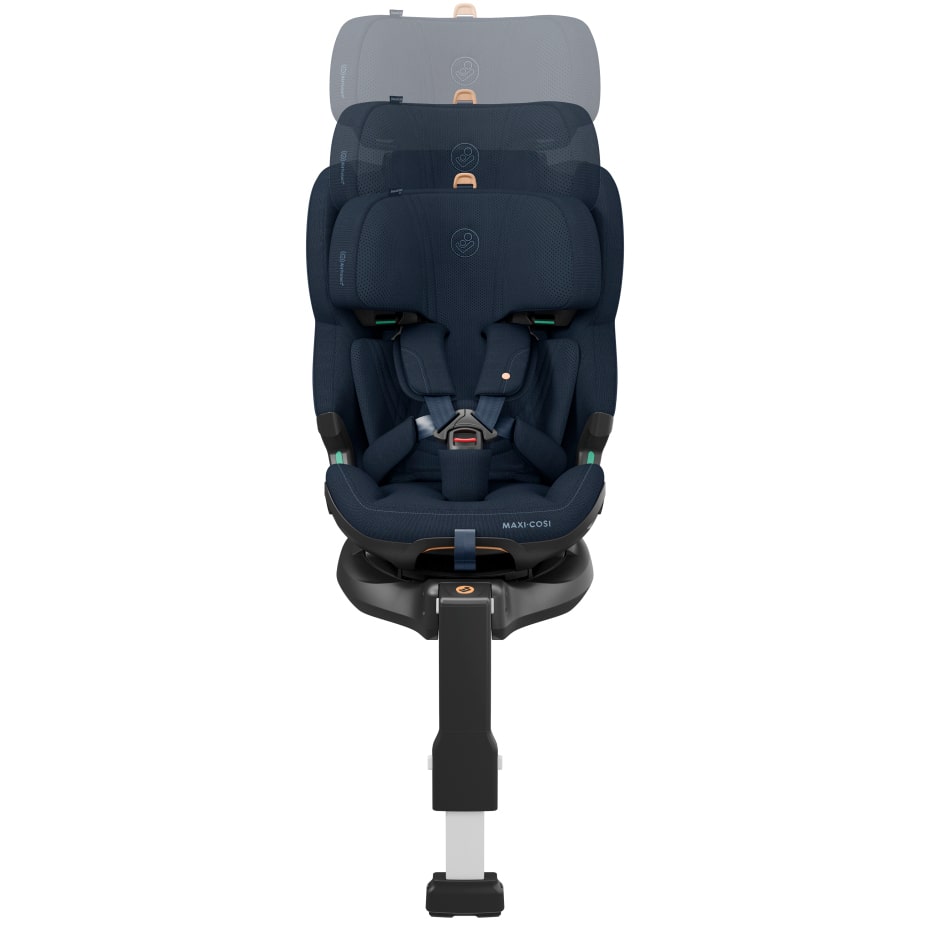 8621477110_2024_maxicosi_carseat_babytoddlerchildcarseat_emerald360pro_blue_authenticblue_harnessheadrestadjustment_front