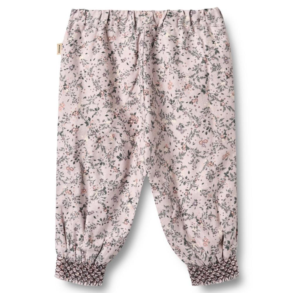 4702-218-GOTS - Trousers Lined Sara - 9559 lilac checked flowers - Extra 2
