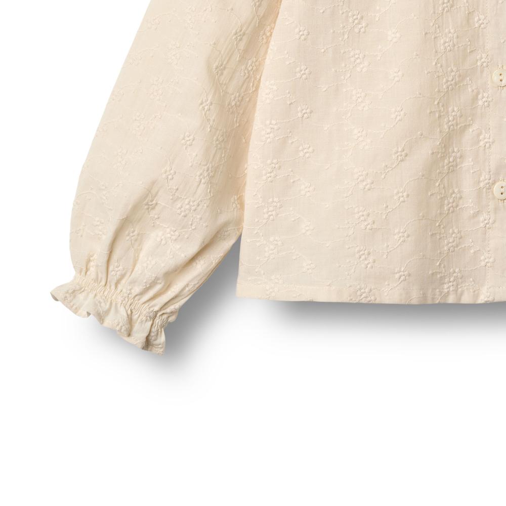 0687-366-GOTS - Shirt L-S Flora - 3129 eggshell - Extra 2