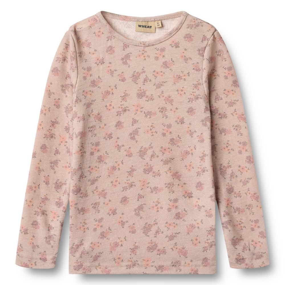 2153k-780 - Wool T-Shirt L-S Alfie - 1358 lilac flowers - Extra 0