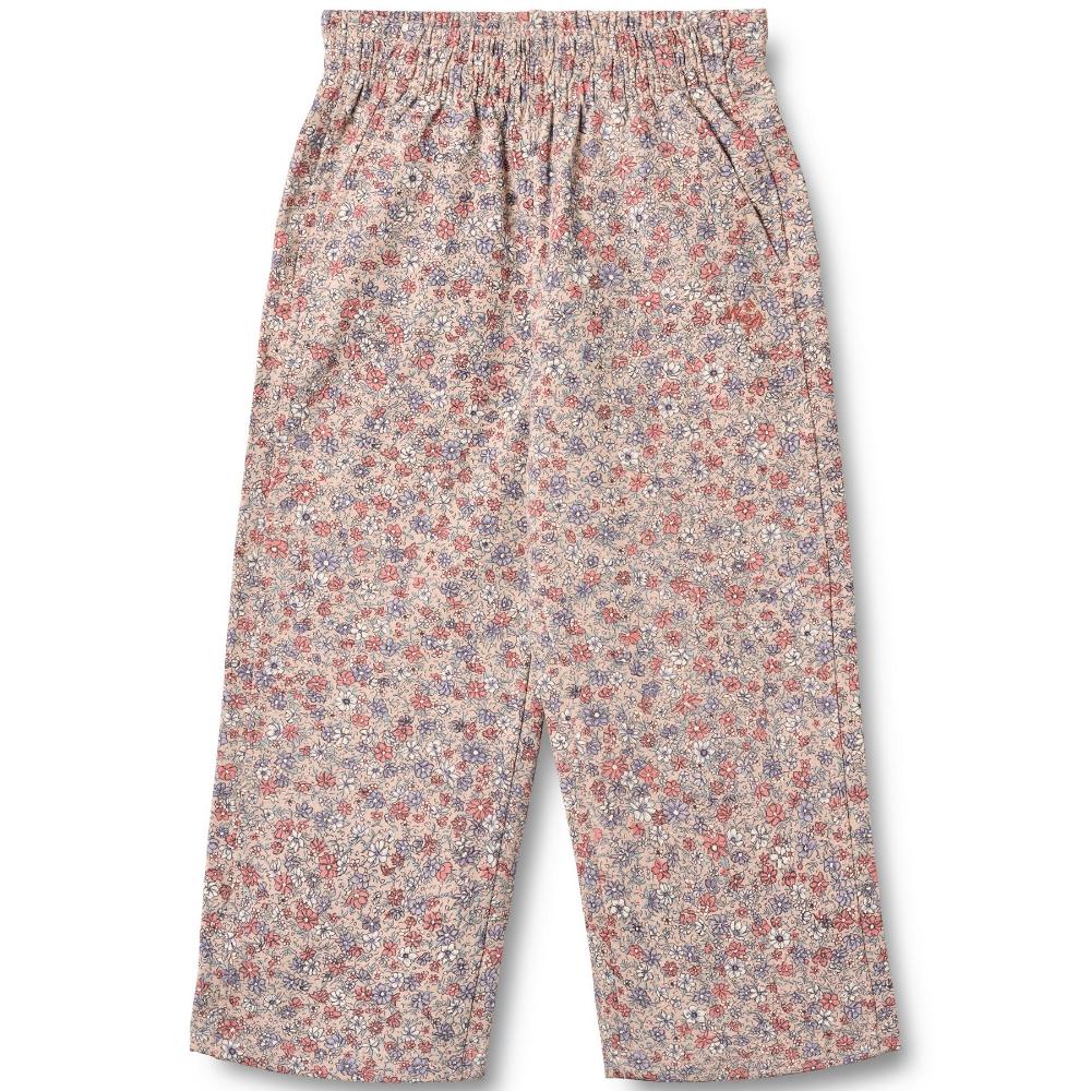 2892-625-GOTS - Sweatpants Chevy - 2036 rose dust flowers - Main