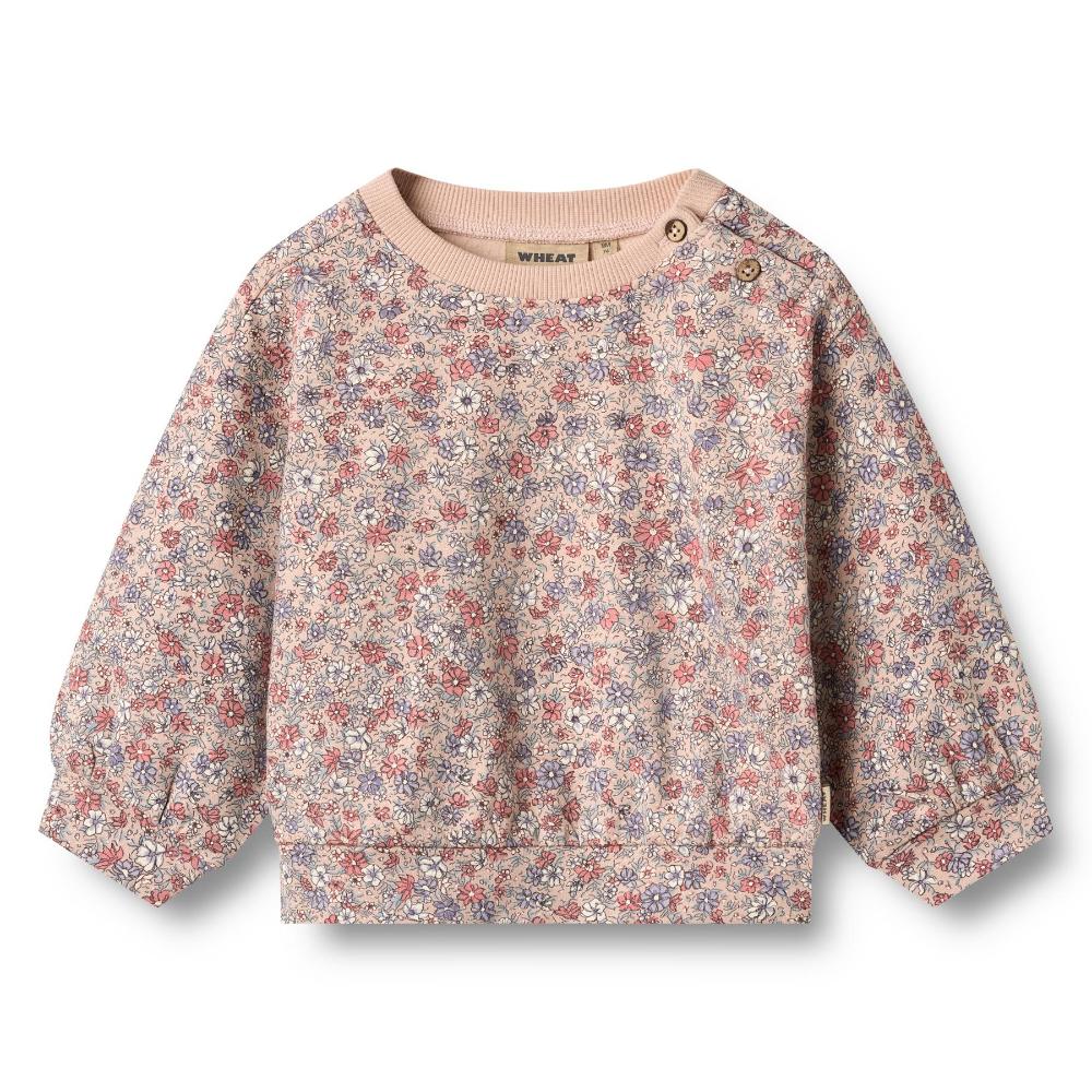 4371-625-GOTS - Sweatshirt L-S Lia - 2036 rose dust flowers - Main
