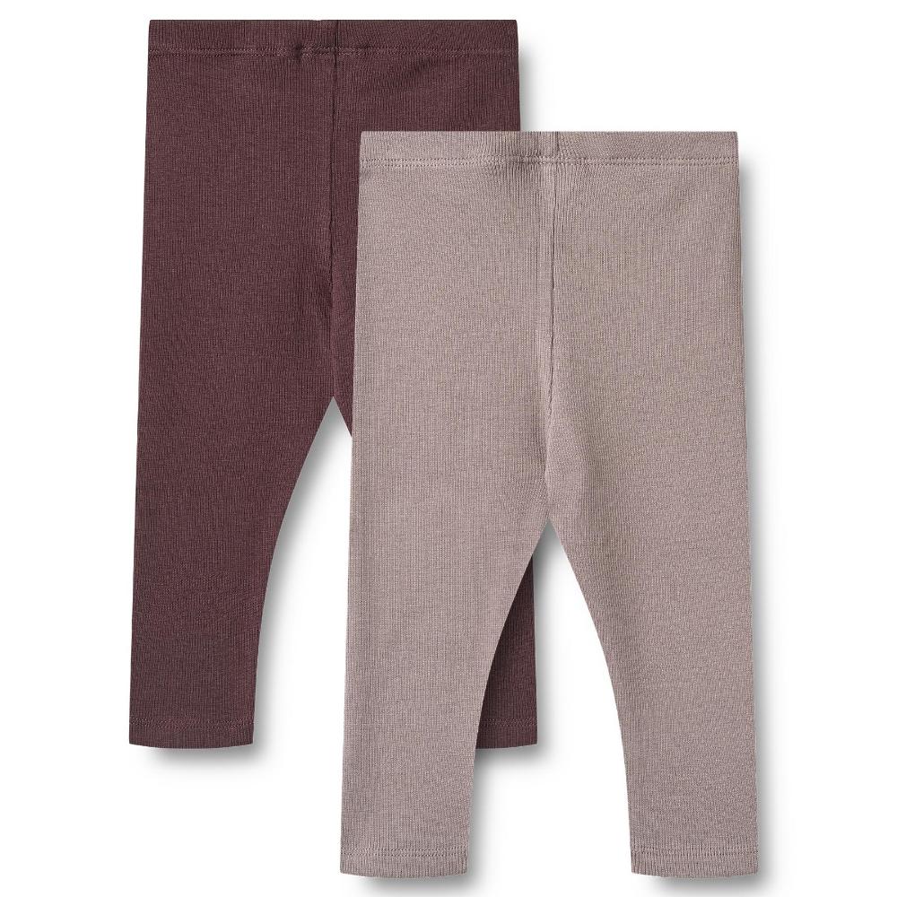 4858-007 - 2 Rib Leggings Maddy - 9581 purple fudge - Extra 1