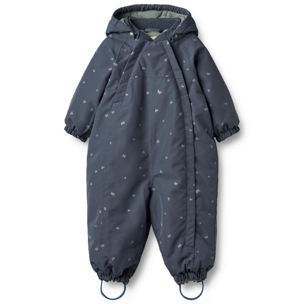 8001-941 GRS - Snowsuit Adi - 9534 greyblue letters - Extra 1