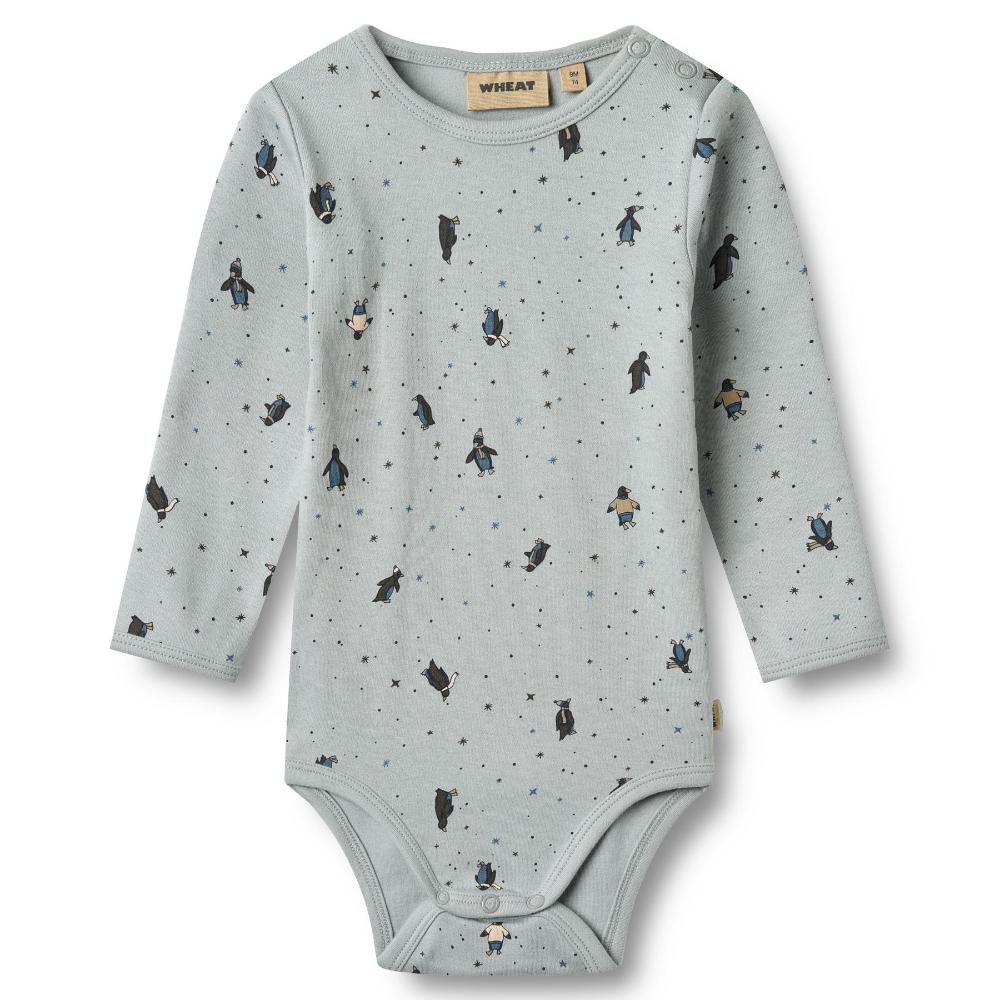 9104-192-GOTS - Body L-S Berti - 9569 soft rain penguins - Main