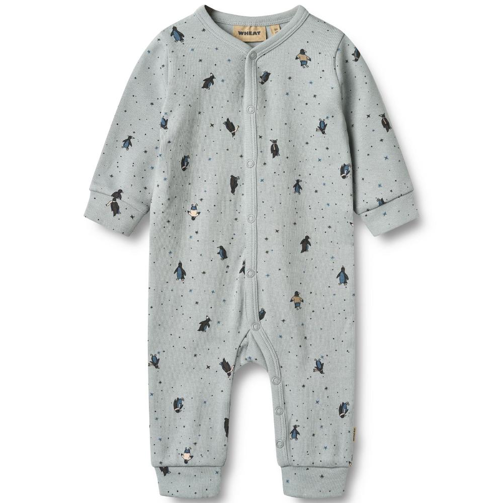 9319-192-GOTS - Jumpsuit Bendji - 9569 soft rain penguins - Main