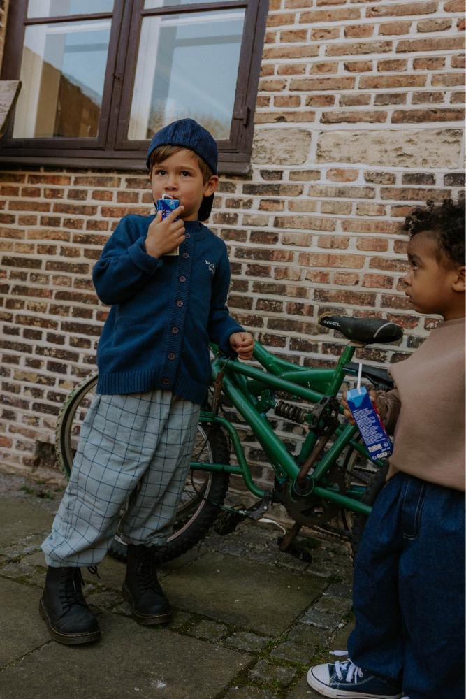 F1880 - MAHDI KNIT CARDIGAN - INSIGNIA BLUE - Extra 1