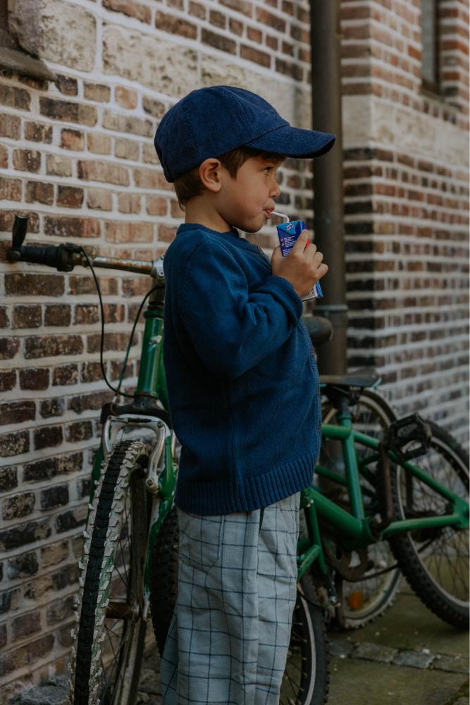 F1880 - MAHDI KNIT CARDIGAN - INSIGNIA BLUE - Extra 3