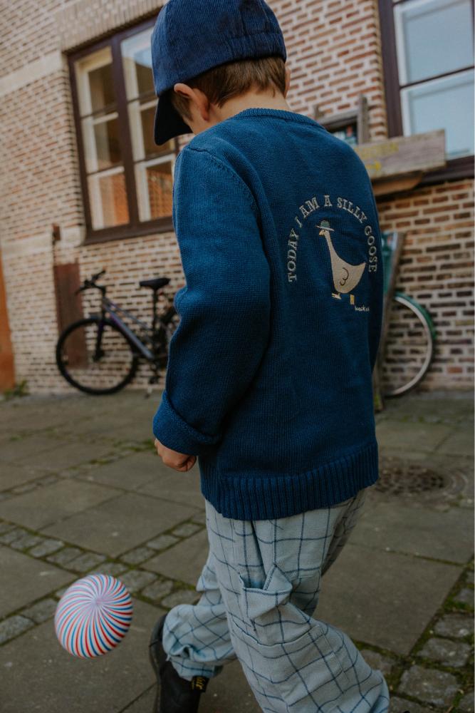 F1880 - MAHDI KNIT CARDIGAN - INSIGNIA BLUE - Extra 4