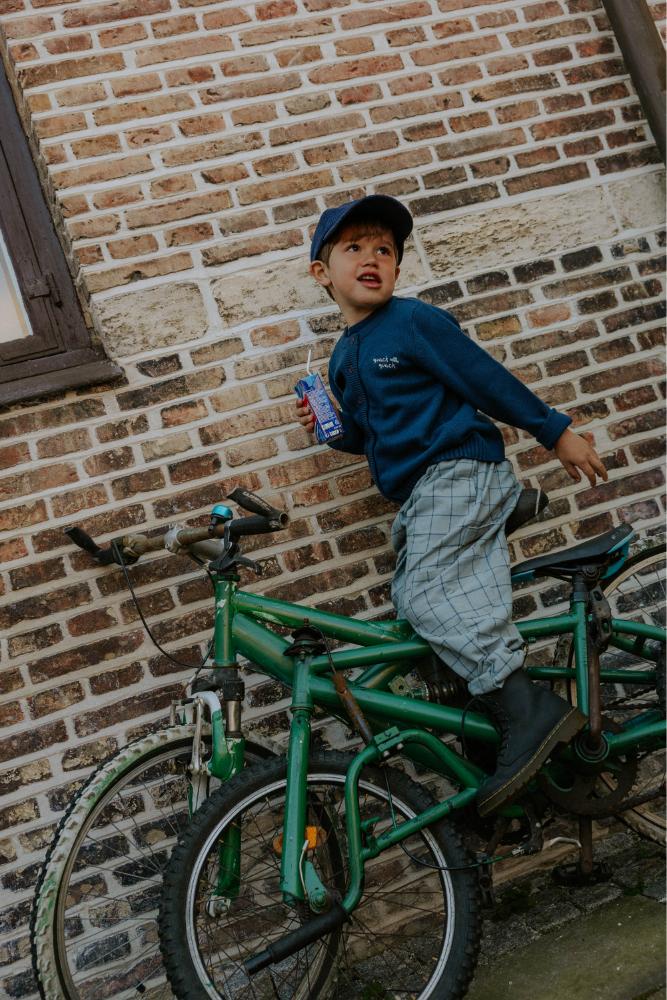 F1880 - MAHDI KNIT CARDIGAN - INSIGNIA BLUE - Extra 8