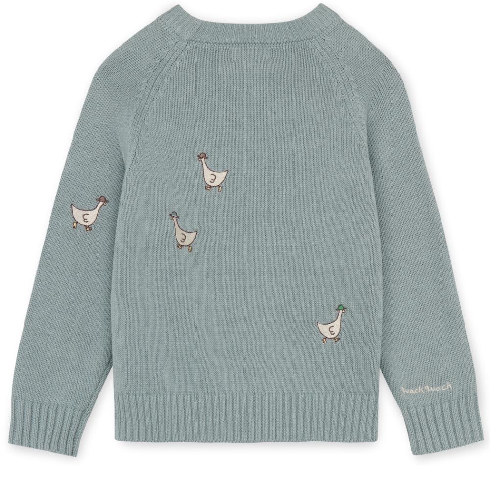 F1881 - MAHDI KNIT PULLOVER - SLATE - Extra 6