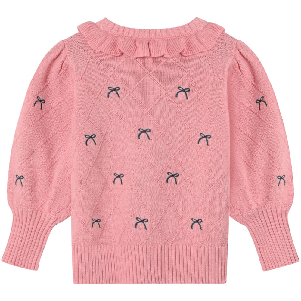 F1871 - LUCIE BOW PULLOVER - CANDY PINK - Extra 1