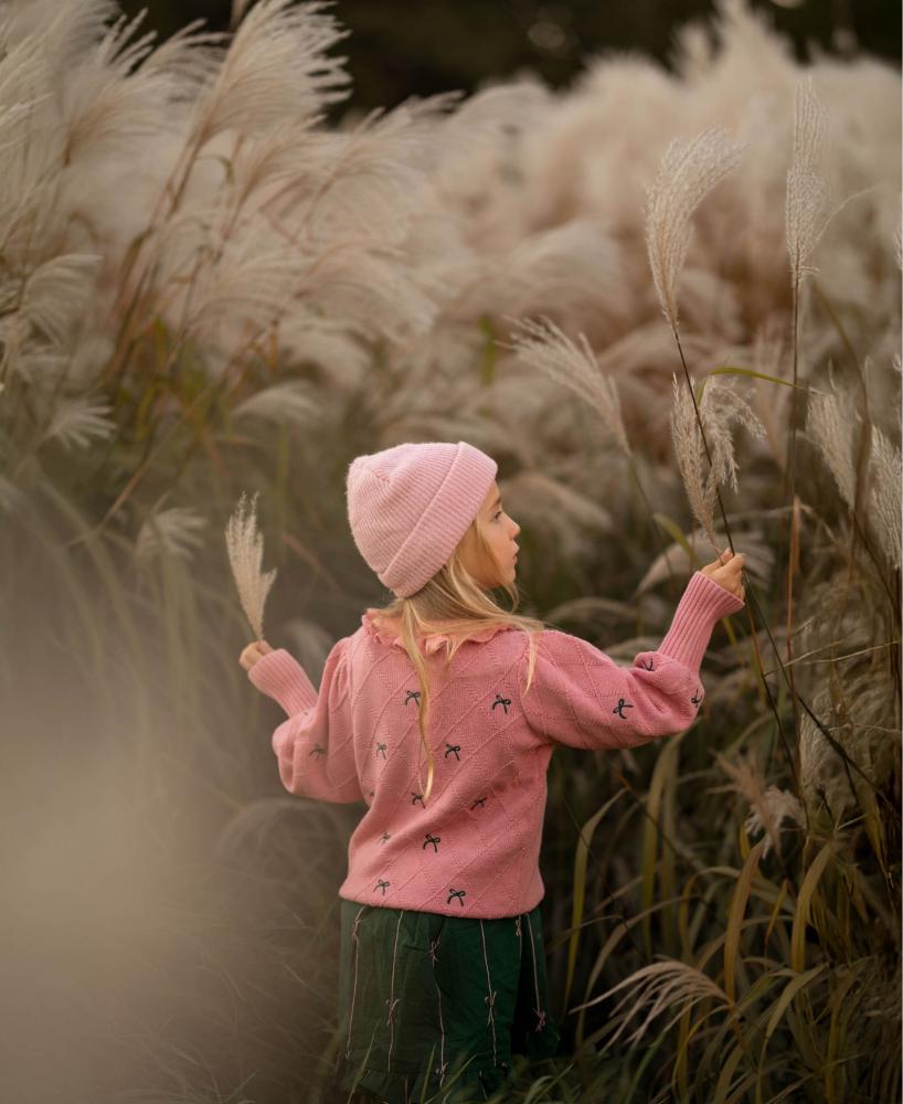 F1871 - LUCIE BOW PULLOVER - CANDY PINK - Extra 5